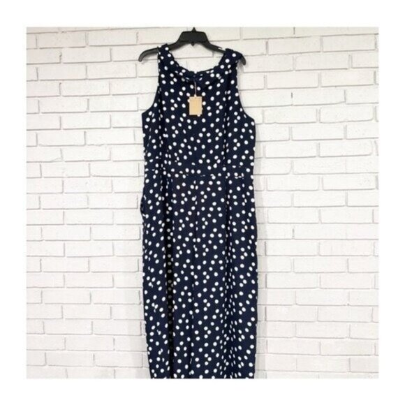 Boden Clarissa Polka Dot Jumpsuit - Size 16 - Picture 14 of 16